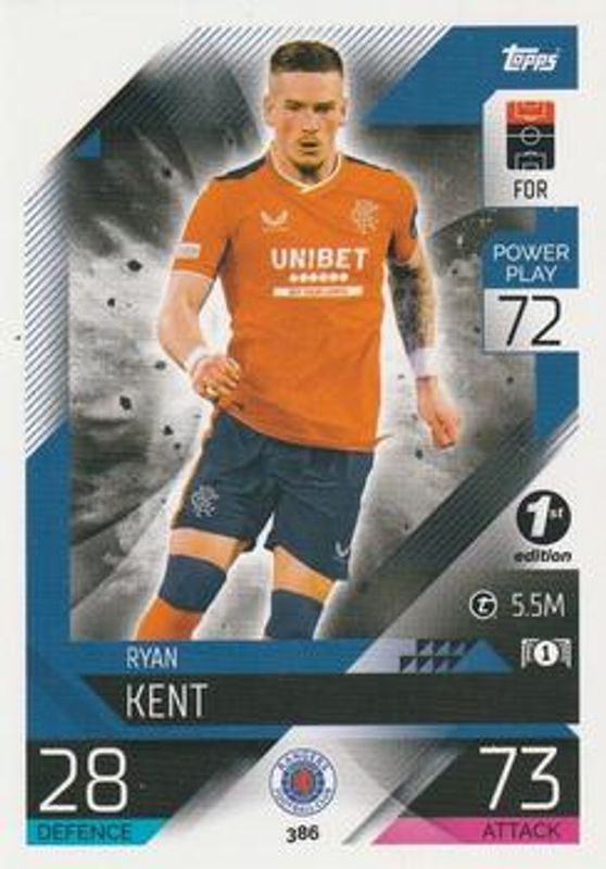 2022 Topps Match Attax UEFA Champions League & UEFA Europa League #386 1st Edition