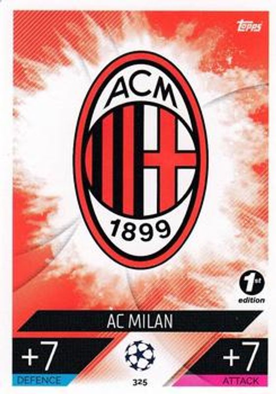 2022 Topps Match Attax UEFA Champions League & UEFA Europa League #325 1st Edition