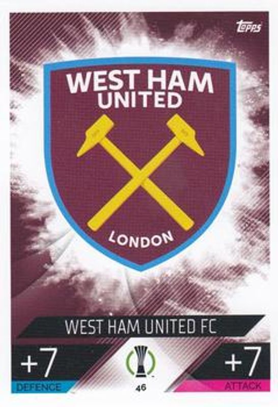 2022 Topps Match Attax UEFA Champions League & UEFA Europa League #46 Base