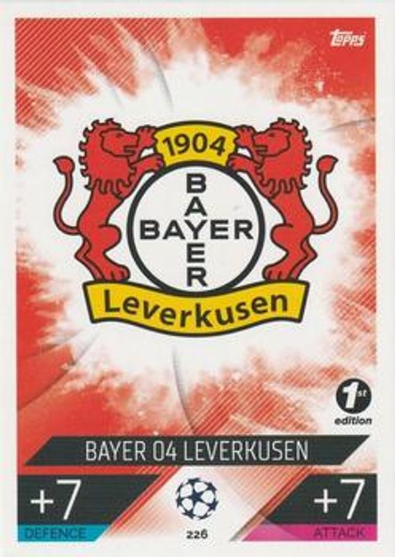 2022 Topps Match Attax UEFA Champions League & UEFA Europa League #226 1st Edition