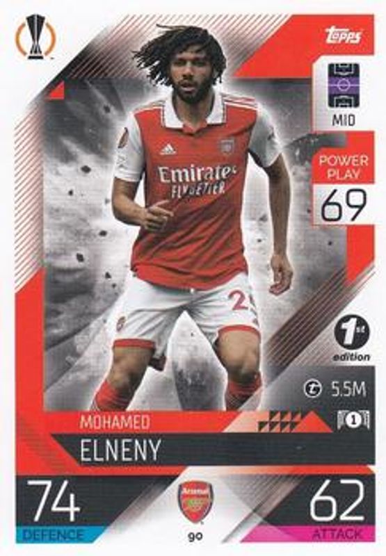 2022 Topps Match Attax UEFA Champions League & UEFA Europa League #90 1st Edition