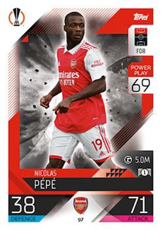 2022 Topps Match Attax UEFA Champions League & UEFA Europa League #97 Base