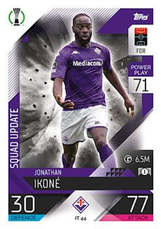 2022 Topps Match Attax UEFA Champions League & UEFA Europa League #IT44 Italian Update