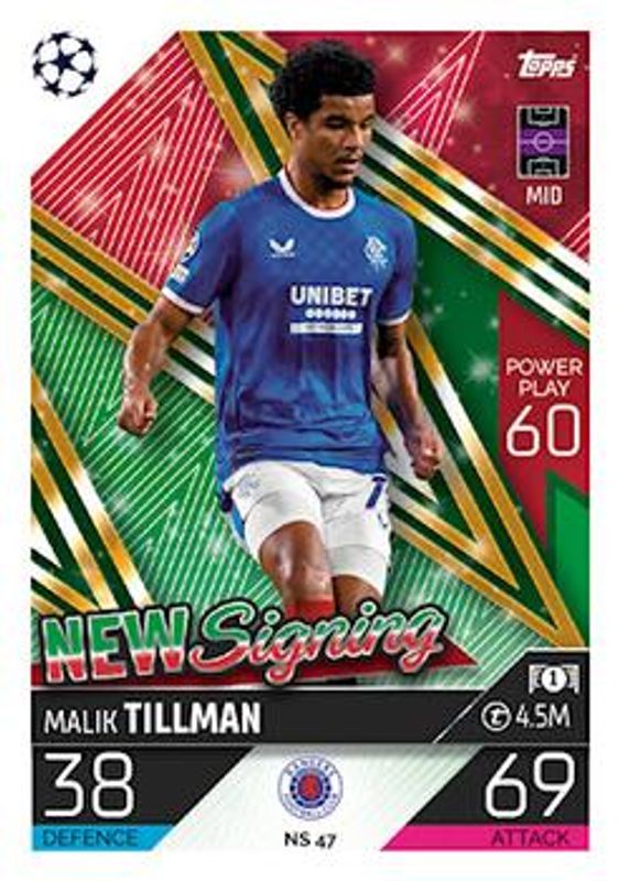 2022 Topps Match Attax UEFA Champions League & UEFA Europa League #NS47 New Signings