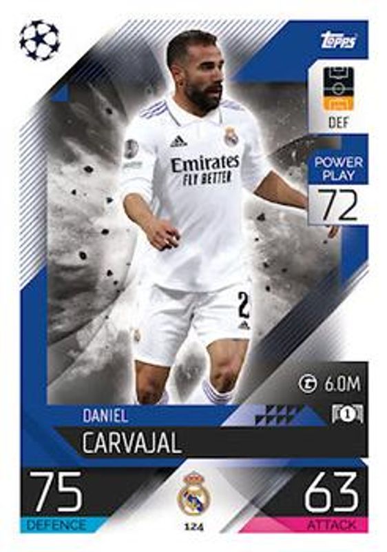 2022 Topps Match Attax UEFA Champions League & UEFA Europa League #124 Base