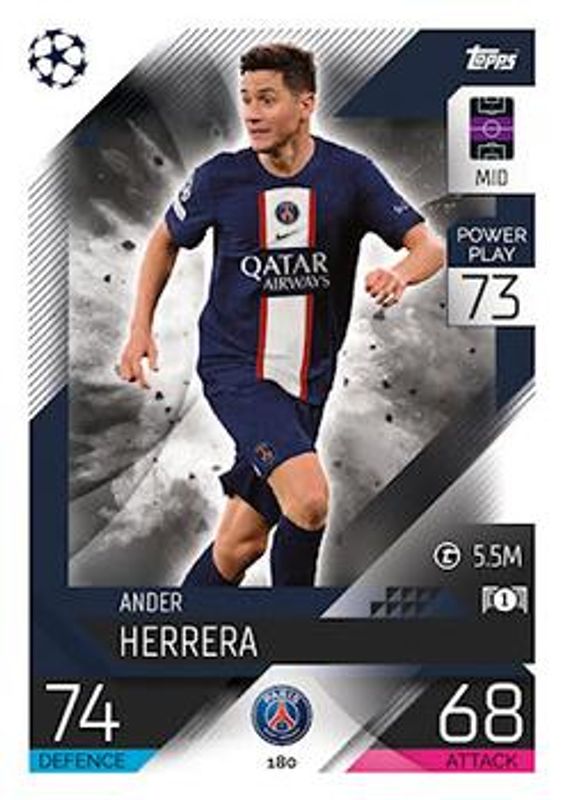 2022 Topps Match Attax UEFA Champions League & UEFA Europa League #180 Base