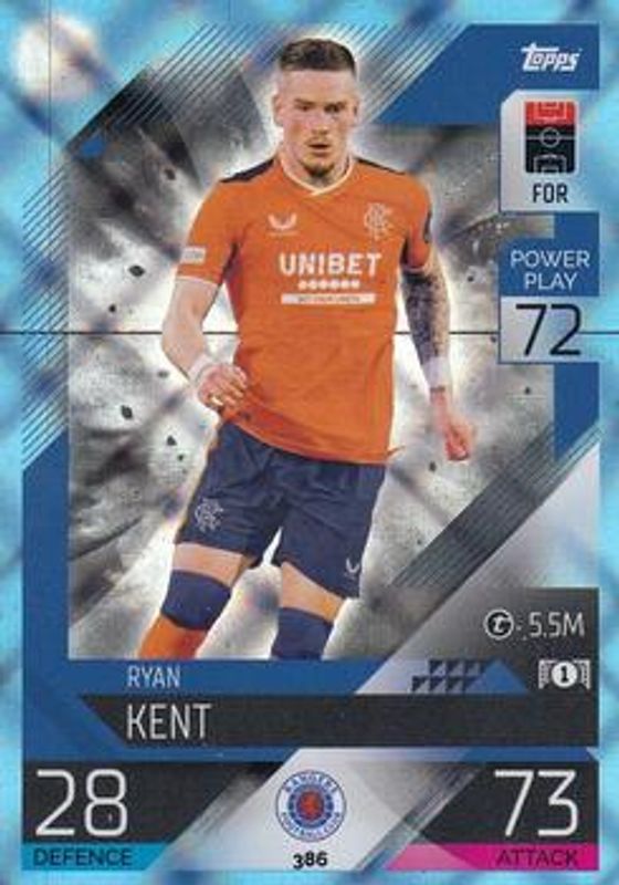 2022 Topps Match Attax UEFA Champions League & UEFA Europa League #386 Crystal