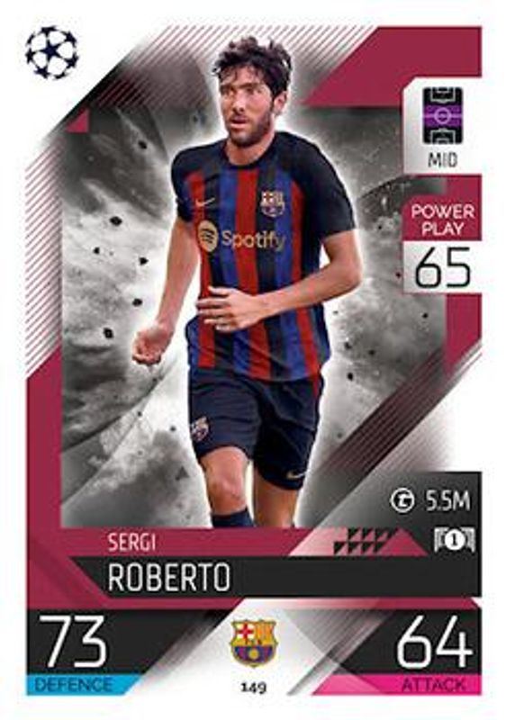 2022 Topps Match Attax UEFA Champions League & UEFA Europa League #149 Base