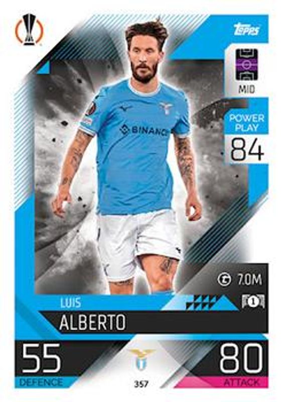 2022 Topps Match Attax UEFA Champions League & UEFA Europa League #357 Base