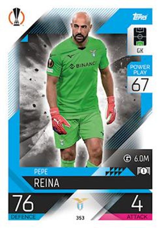 2022 Topps Match Attax UEFA Champions League & UEFA Europa League #353 Base