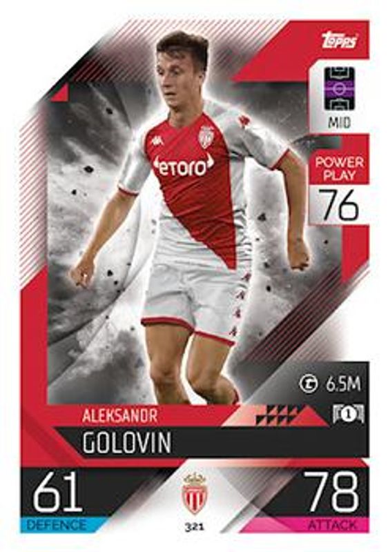 2022 Topps Match Attax UEFA Champions League & UEFA Europa League #321 Base