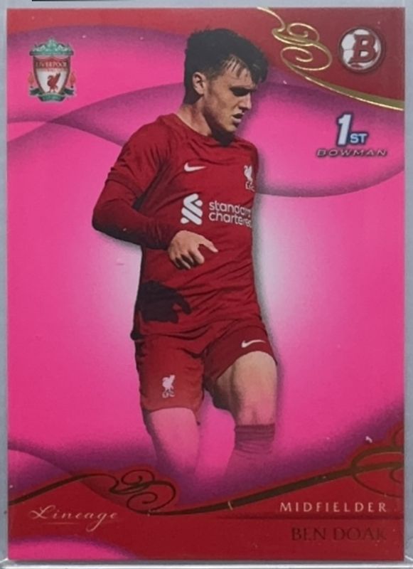 2022 Topps Liverpool Lineage #18 Pink /80