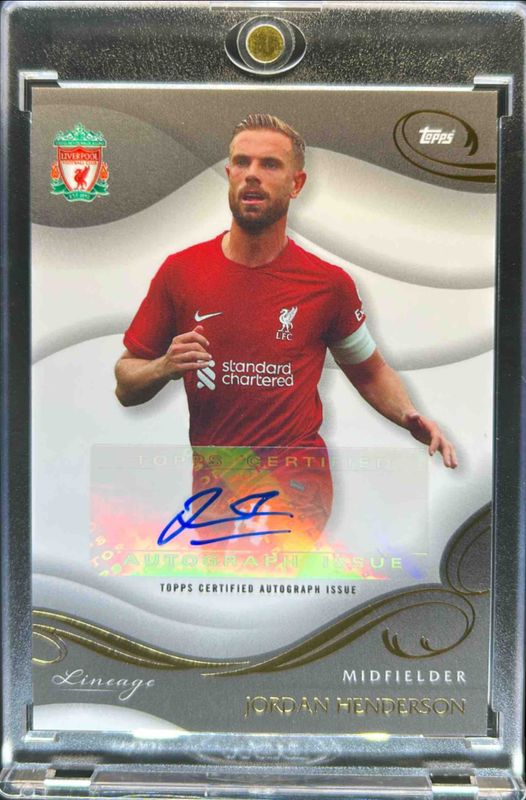 2022 Topps Liverpool Lineage #AU-JH LFC Icons Autographs
