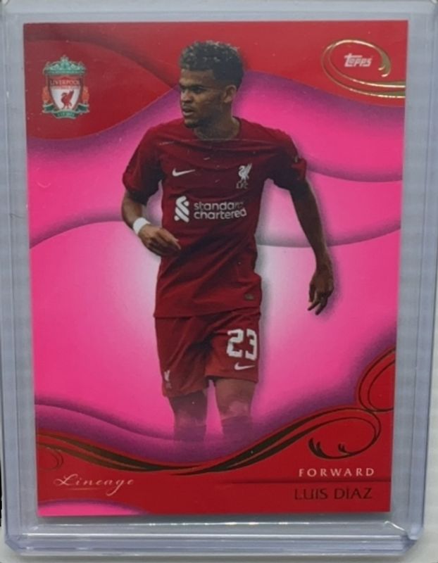 2022 Topps Liverpool Lineage #40 Pink /80