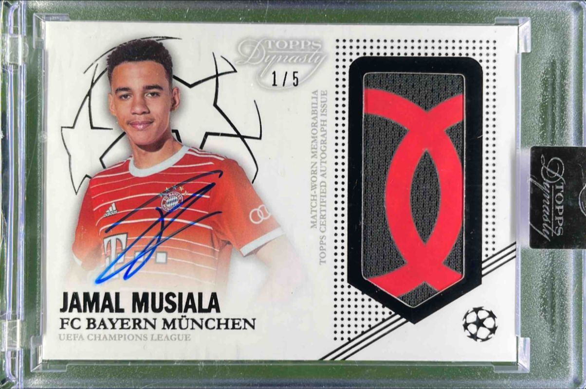 Jamal Musiala 2022 Topps Dynasty UEFA Champions League #AP-JM3