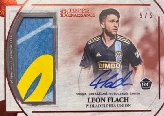 2022 Topps Renaissance MLS Major League Soccer #AR-LF2 Autographed Relics - Ruby /5