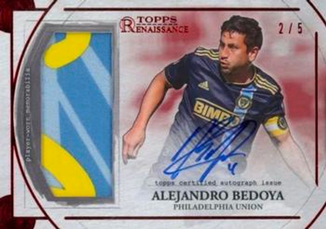 2022 Topps Renaissance MLS Major League Soccer #AR-AB9 Autographed Relics - Ruby /5
