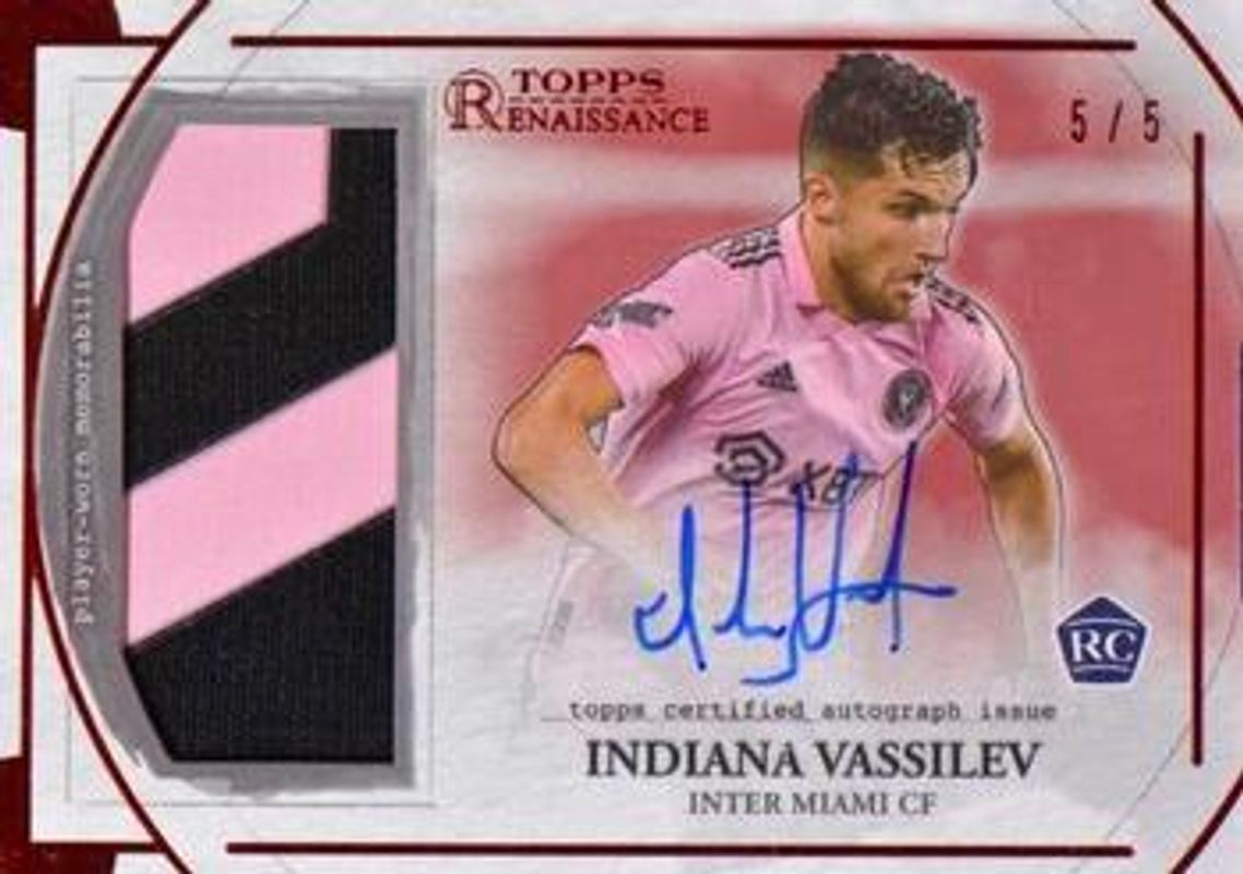 2022 Topps Renaissance MLS Major League Soccer #AR-IV2 Autographed Relics - Ruby /5