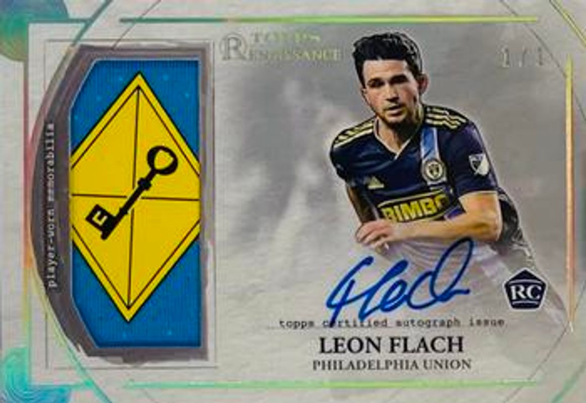 2022 Topps Renaissance MLS Major League Soccer #AR-LF3 Autographed Relics - Platinum /1