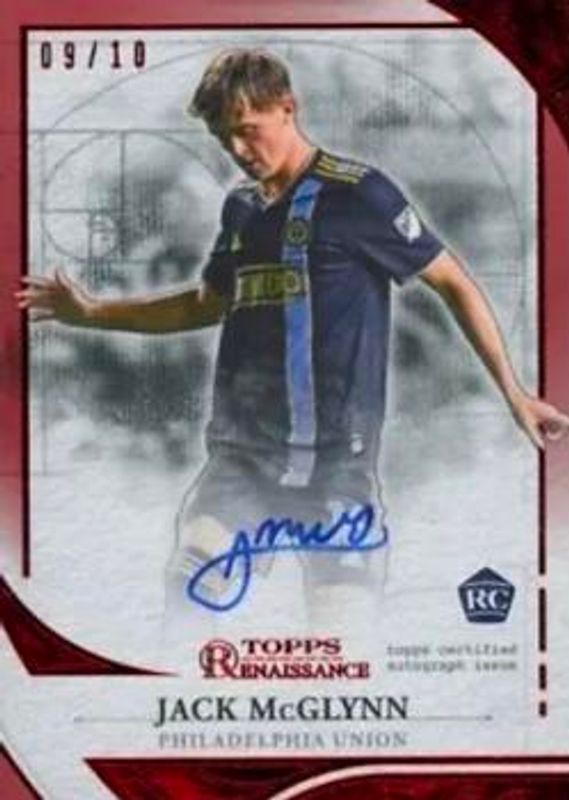 2022 Topps Renaissance MLS Major League Soccer #EA-JM14 Renaissance Engravement Autographs - Ruby /10