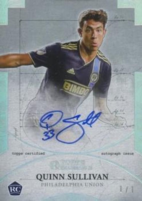 2022 Topps Renaissance MLS Major League Soccer #EA-QS8 Renaissance Engravement Autographs - Platinum /1