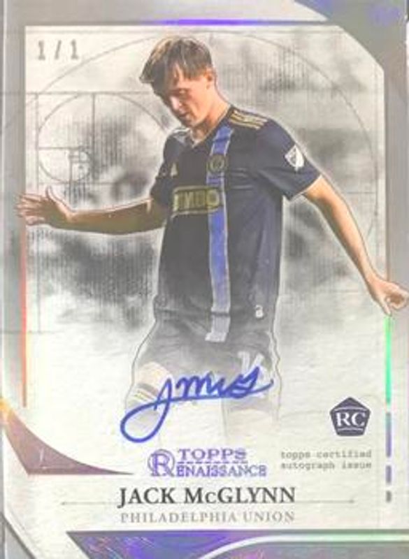 2022 Topps Renaissance MLS Major League Soccer #EA-JM14 Renaissance Engravement Autographs - Platinum /1