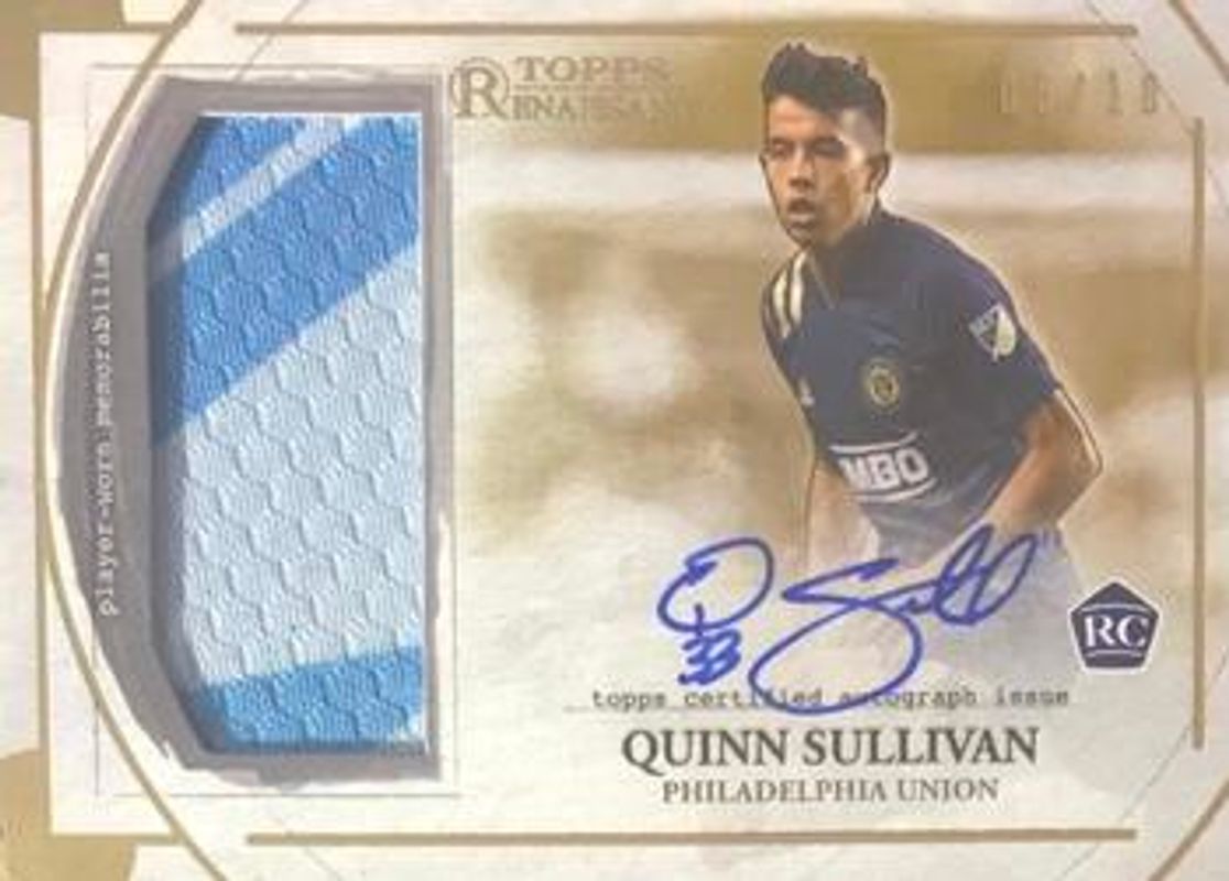 2022 Topps Renaissance MLS Major League Soccer #AR-QS1 Autographed Relics - Gold /10