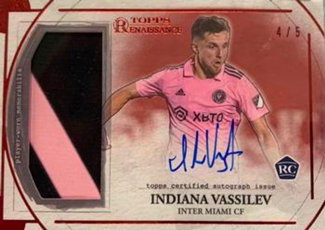 2022 Topps Renaissance MLS Major League Soccer #AR-IV1 Autographed Relics - Ruby /5