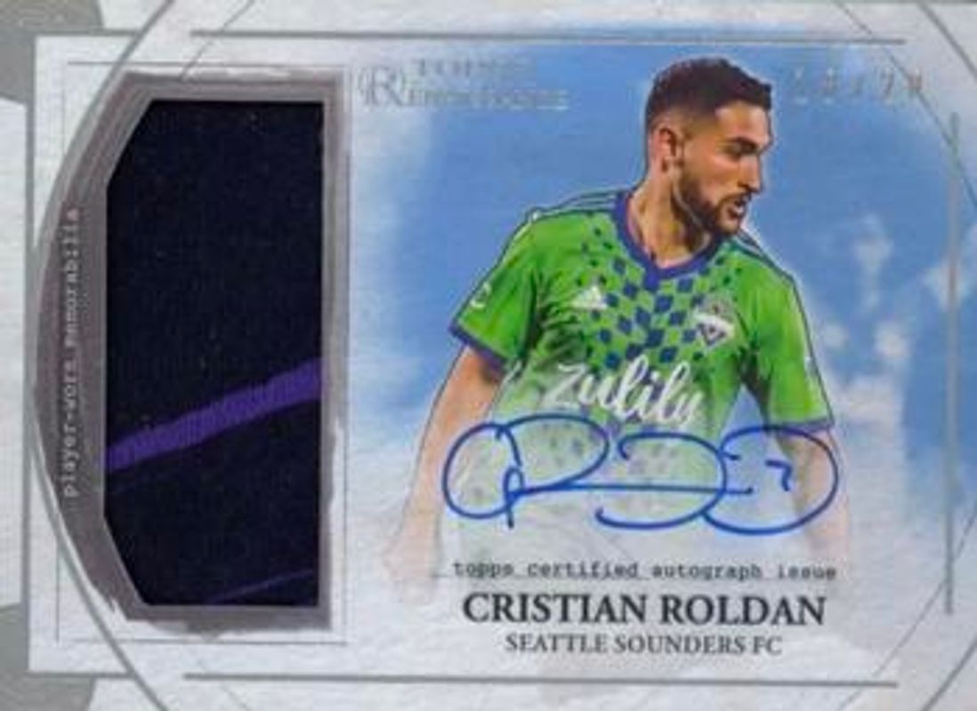 2022 Topps Renaissance MLS Major League Soccer #AR-CR5 Autographed Relics /20