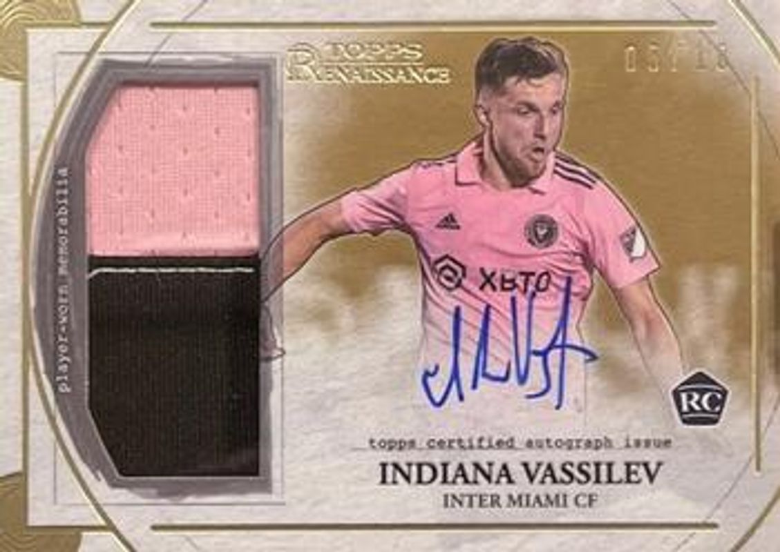 2022 Topps Renaissance MLS Major League Soccer #AR-IV1 Autographed Relics - Gold /10