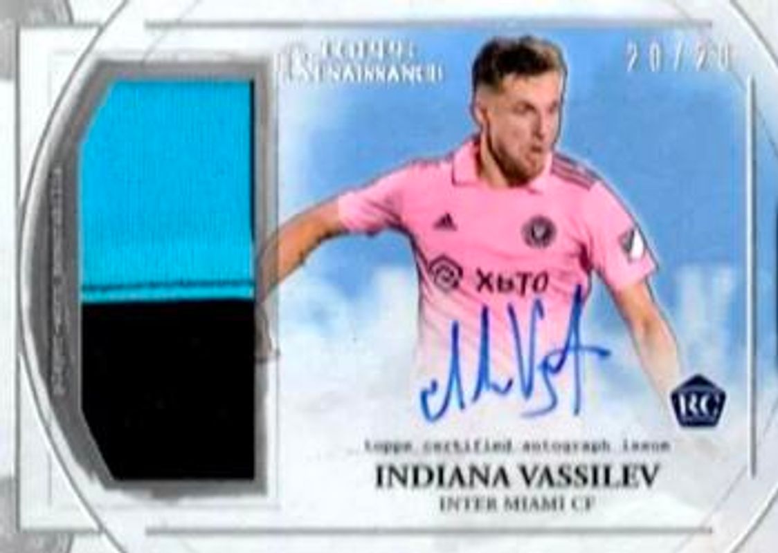 2022 Topps Renaissance MLS Major League Soccer #AR-IV1 Autographed Relics /20