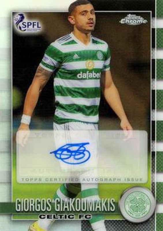 2022 Topps Chrome SPFL #CA-GG Chrome Autographs