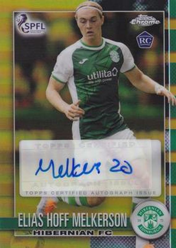 2022 Topps Chrome SPFL #CA-EH Chrome Autographs - Gold /50