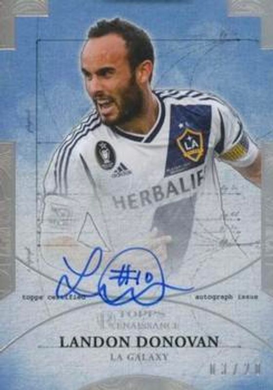 2022 Topps Renaissance MLS Major League Soccer #EA-LD2 Renaissance Engravement Autographs /20