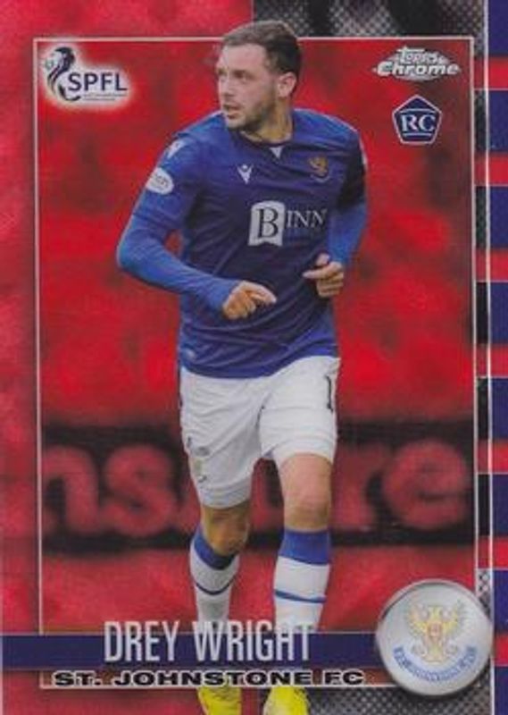 2022 Topps Chrome SPFL #37 Red Tartan /5