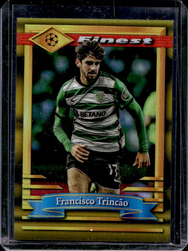 2022 Topps Finest Flashbacks UEFA Club Competitions #90 Gold /50