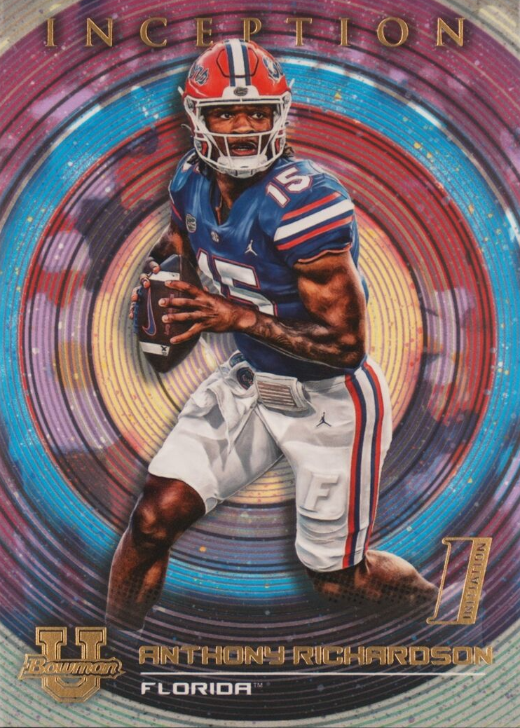 Anthony Richardson 2022 Bowman University Inception #74 Base (1st ...