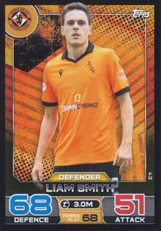 2022 Topps Match Attax SPFL #43 Midnight Black