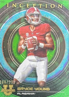 2022 Bowman University Inception #81 Green Foil /299