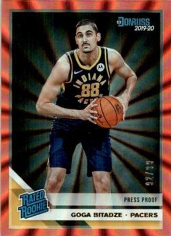 2019 Donruss #217 Press Proof Red Laser /99