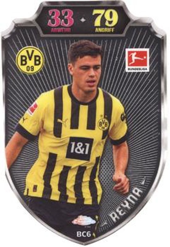 2022 Topps Match Attax Bundesliga #BC6 Chrome Shield