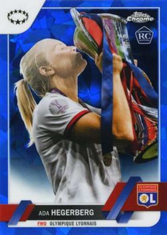 2022 Topps Chrome UEFA Women's Champions League Sapphire #100b Base