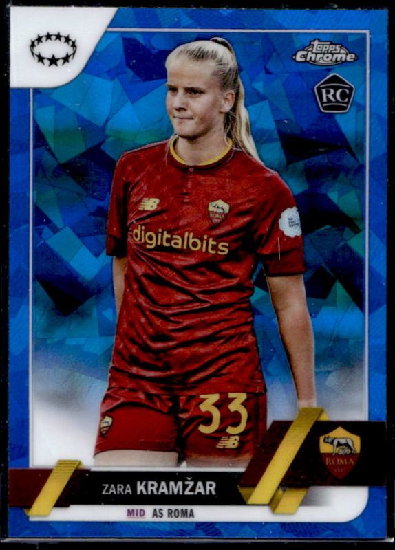 2022 Topps Chrome UEFA Women's Champions League Sapphire #43 Base