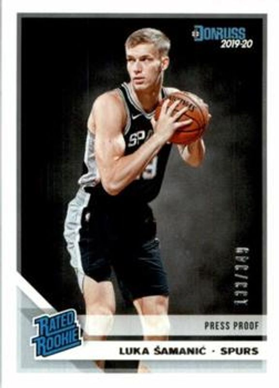 2019 Donruss #218 Press Proof Silver /349
