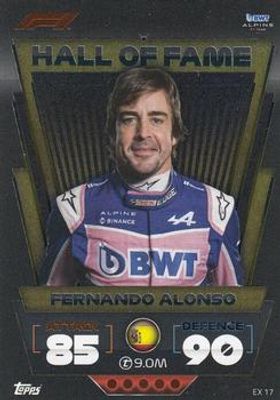 2022 Topps Turbo Attax Formula 1 #EX-17 Exclusive