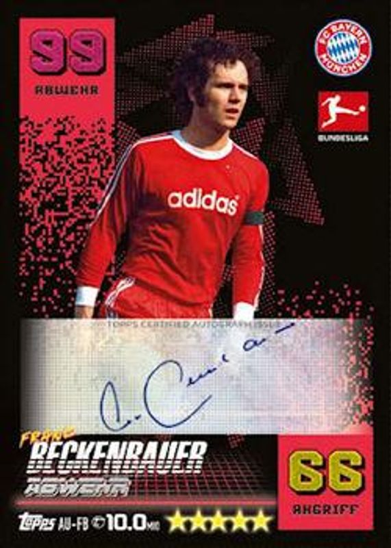 2022 Topps Match Attax Bundesliga #AU-FB Autogramme - Red /1