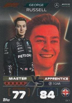 2022 Topps Turbo Attax Formula 1 #EX-7 Exclusive