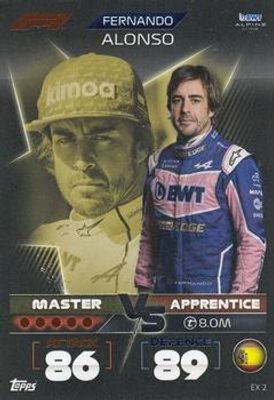 2022 Topps Turbo Attax Formula 1 #EX-2 Exclusive