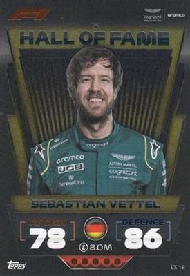 2022 Topps Turbo Attax Formula 1 #EX-18 Exclusive