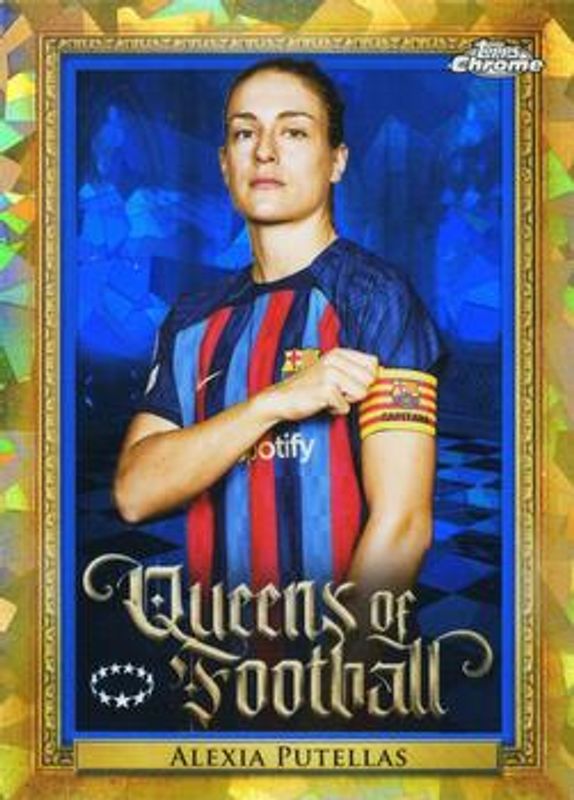 2022 Topps Chrome UEFA Women's Champions League Sapphire #Q-1 Queens of Football